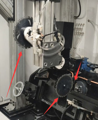 고 정밀 CNC Tct 톱 블레이드 날개 가열 기계
