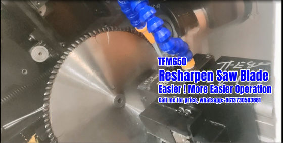 TFM650 CNC 원형 Tct 재촉을 위한 톱 블레이드 밀링 머신